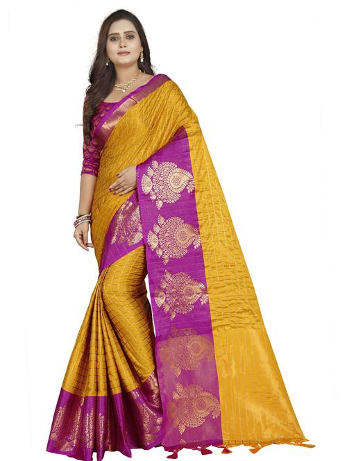 multi colored southern silk saree - 20260848 - Very Small Image - 1