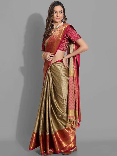 multi colored kanjivaram saree - 20261213 - Very Small Image - 1