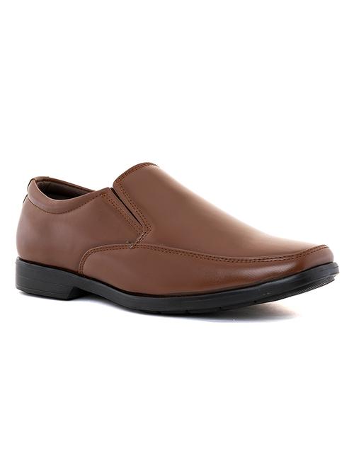 men smooth finish brown slip on - 20261662 - Very Small Image - 1
