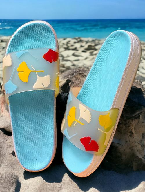 kapyansh transparent quirky slides for women - 20263647 - Very Small Image - 1