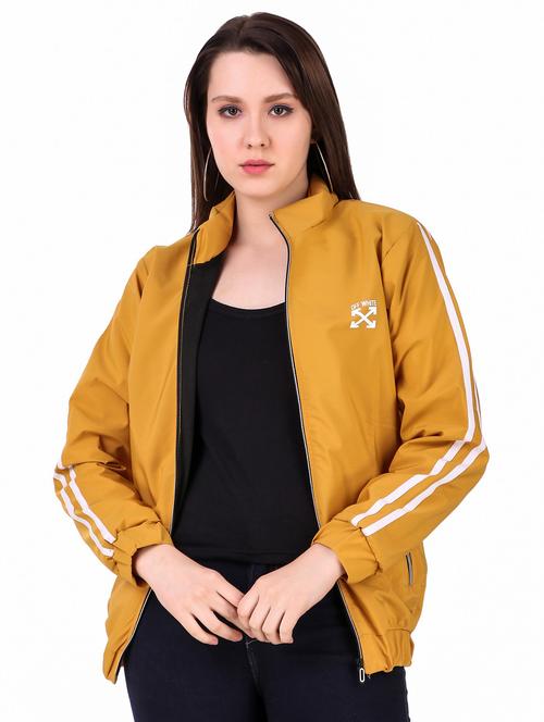 yellow long sleeves regular jacket - 20265048 - Very Small Image - 1