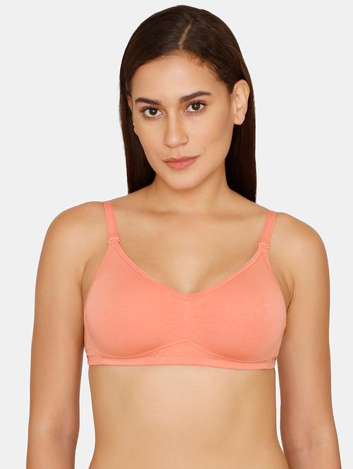 orange cotton regular bra - 20266598 - Very Small Image - 1