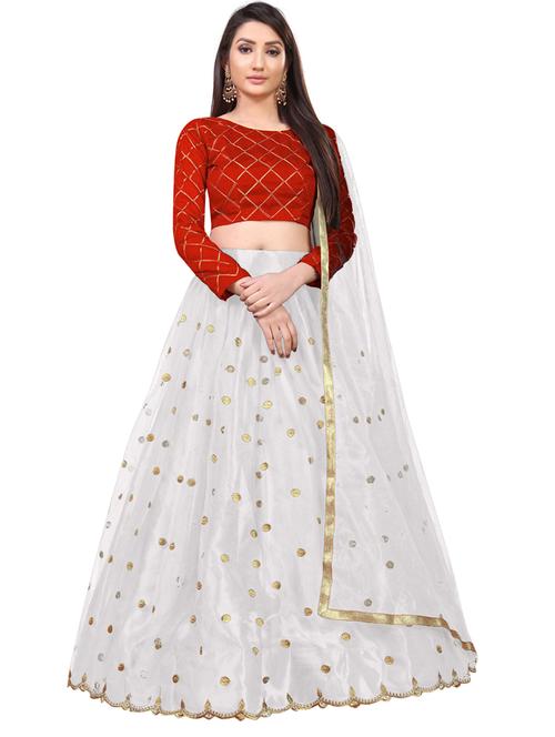 multi colored flared lehenga - 20268795 - Very Small Image - 1