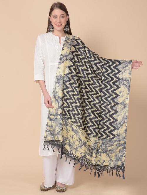 multi colored art silk dupatta - 20272174 - Very Small Image - 1