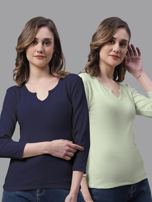 women's tops combo - 20272849 - Very Small Image - 1