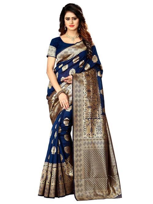 women's banarasi saree - 20273457 - Very Small Image - 1