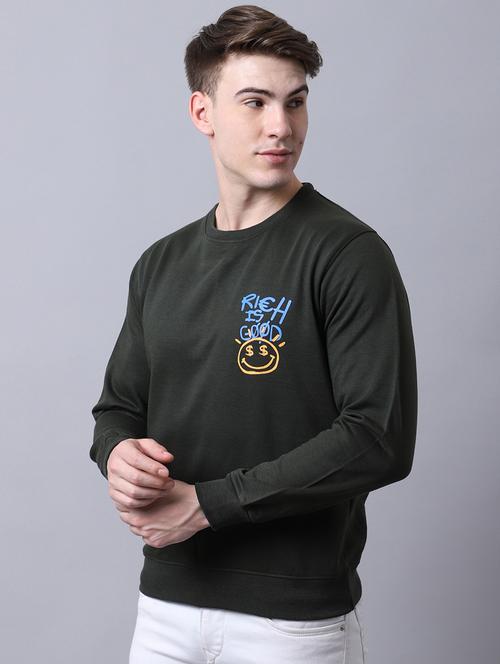 men long sleeves front & back printed sweatshirt - 20274865 - Very Small Image - 1