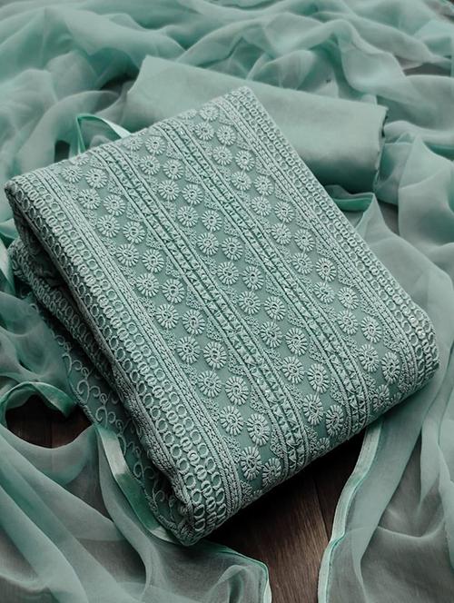 women ai aqua embroidered unstitched suits - 20276378 - Very Small Image - 1