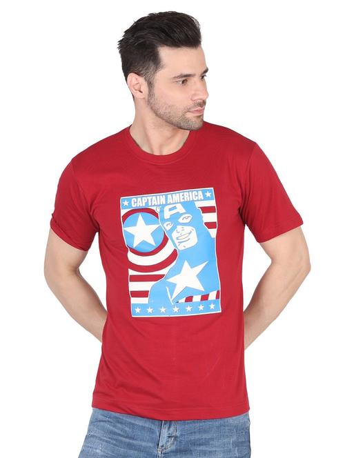 men red cotton blend polo t-shirt t-shirt - 20280011 - Very Small Image - 1