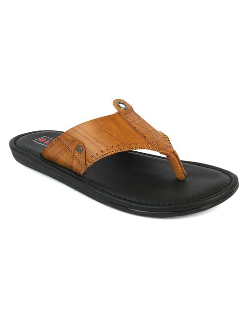 tan nubuck leather slip on sandals - 20280414 - Very Small Image - 1