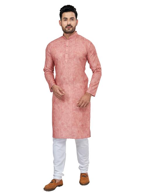 men solid kurta pyjama ethnic set - 20281428 - Very Small Image - 1