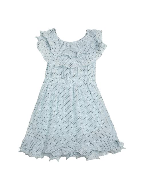 girls round neck cape sleeve frock - 20282299 - Very Small Image - 1
