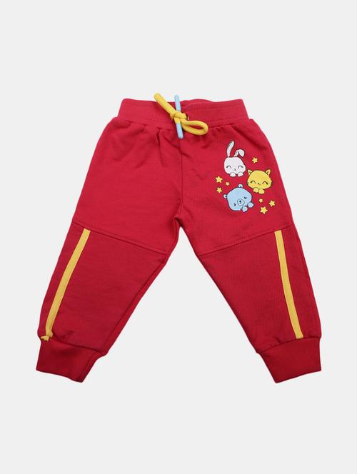 pink cotton joggers trouser - 20284174 - Very Small Image - 1