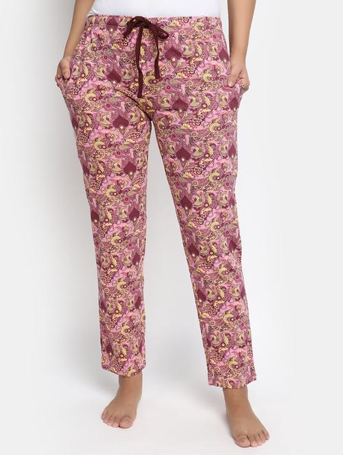 pink floral pajama - 20284401 - Very Small Image - 1