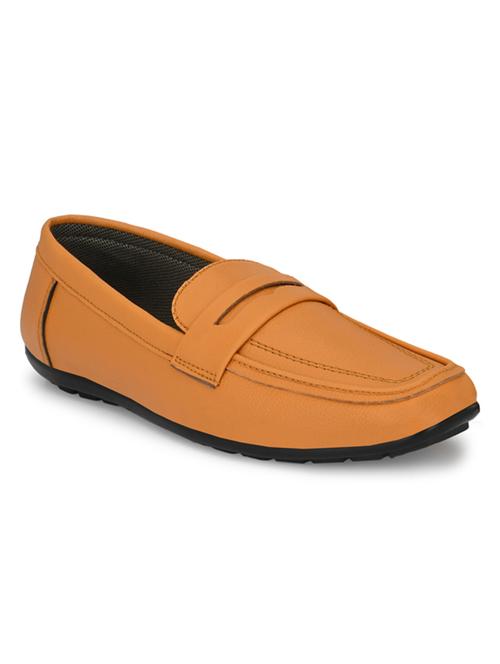 tan leather slip on loafers - 20284450 - Very Small Image - 1