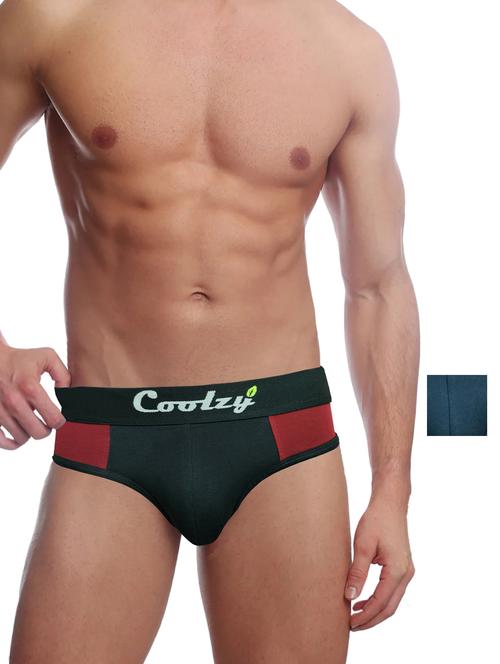 pack of 2 color block hipster briefs - 20286050 - Very Small Image - 1