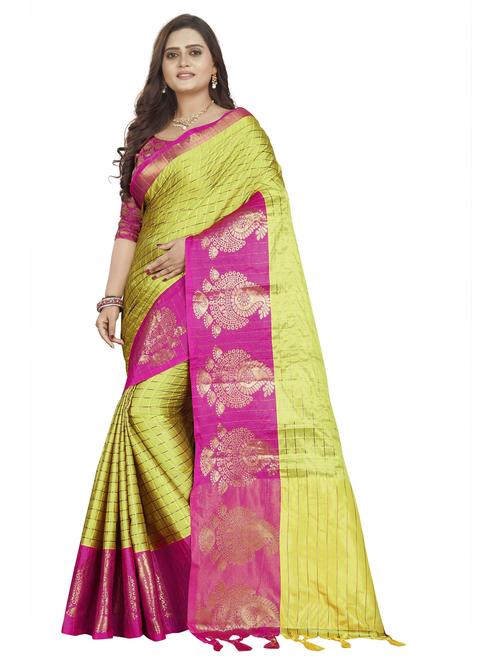 multi colored southern silk saree - 20286599 - Very Small Image - 1