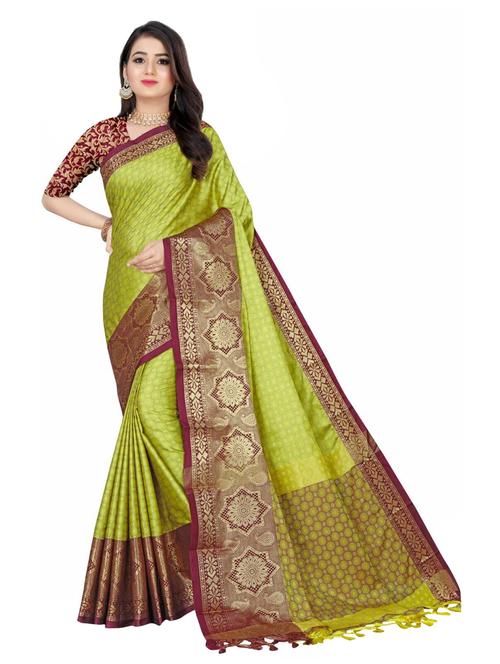 multi colored southern silk saree - 20287105 - Very Small Image - 1