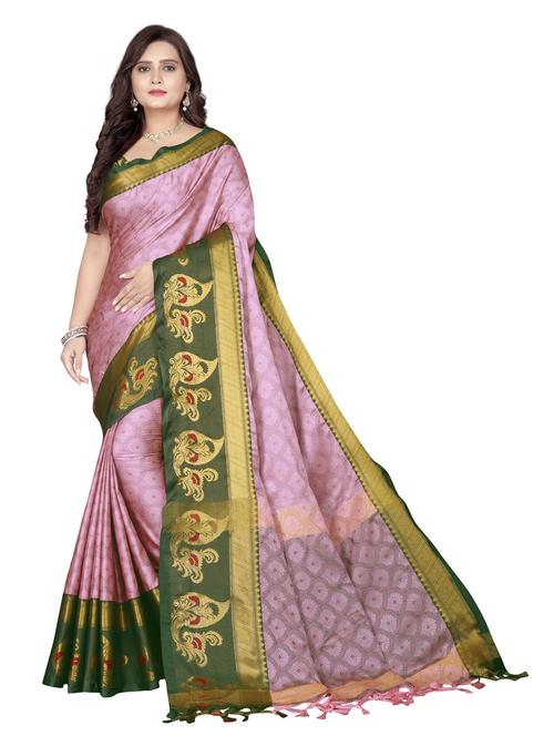 multi colored bordered saree - 20287112 - Very Small Image - 1