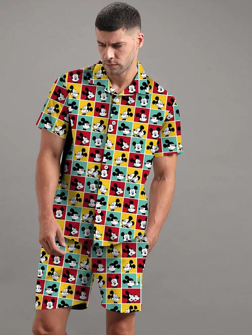multicolor cotton nightsuit sleepwear - 20287979 - Very Small Image - 1