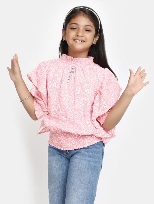 girls mock neck top - 20288469 - Very Small Image - 1