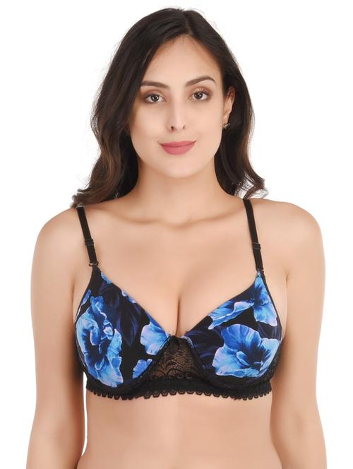 black nylon regular bra - 20288522 - Very Small Image - 1