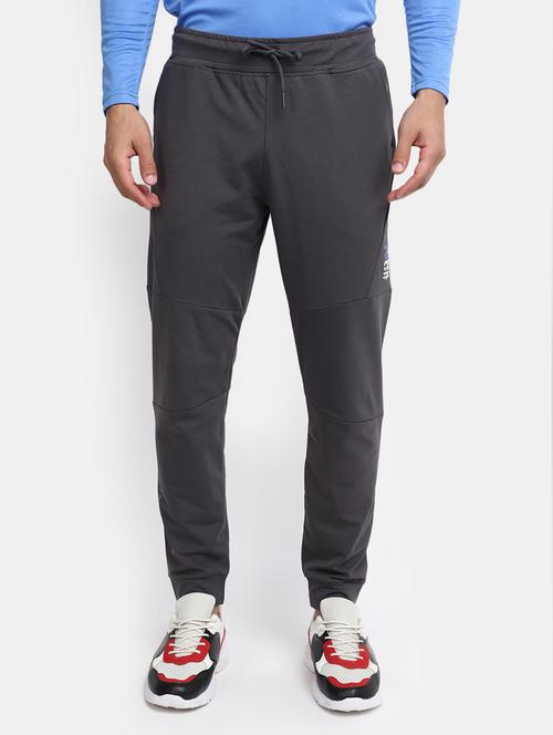 men charcoal cotton full length track pant - 20288891 - Very Small Image - 1
