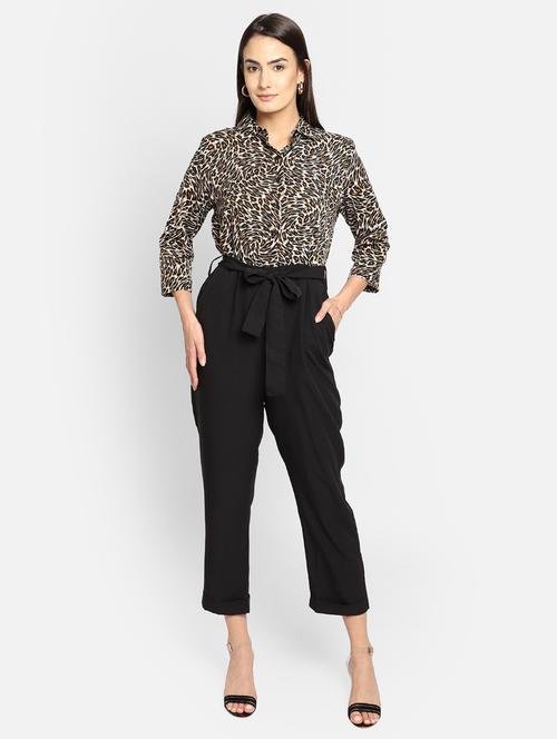 multi colored animal print full leg jumpsuit - 20289326 - Very Small Image - 1