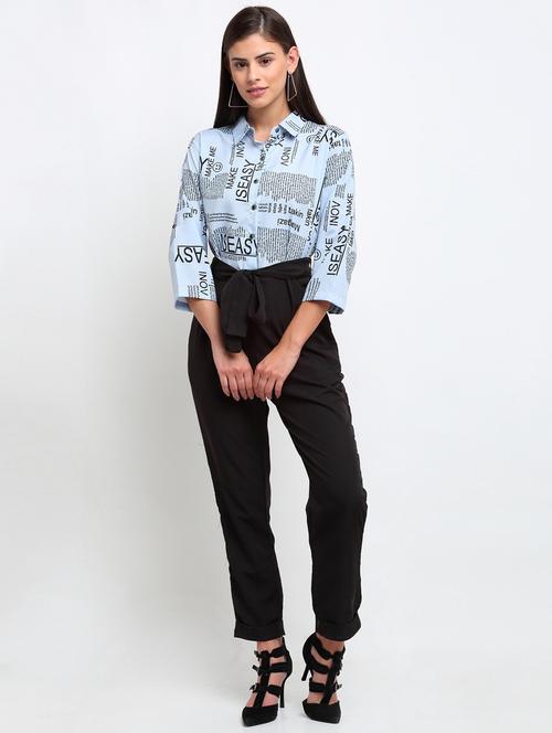 multi colored typography full leg jumpsuit - 20289329 - Very Small Image - 1
