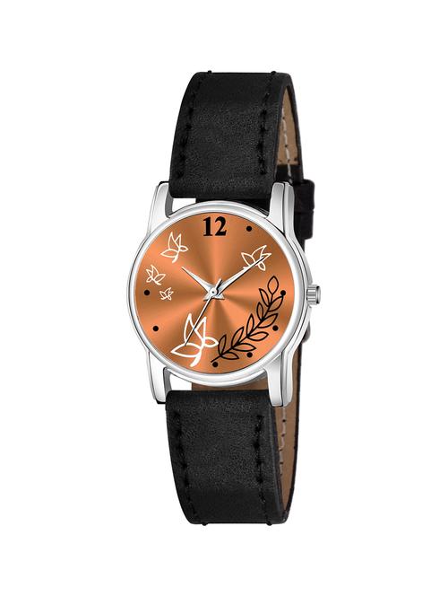 orange leatherette watch - 20292589 - Very Small Image - 1