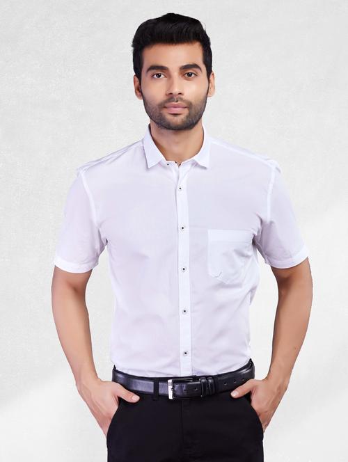 men solid cotton casual shirt - 20293135 - Very Small Image - 1