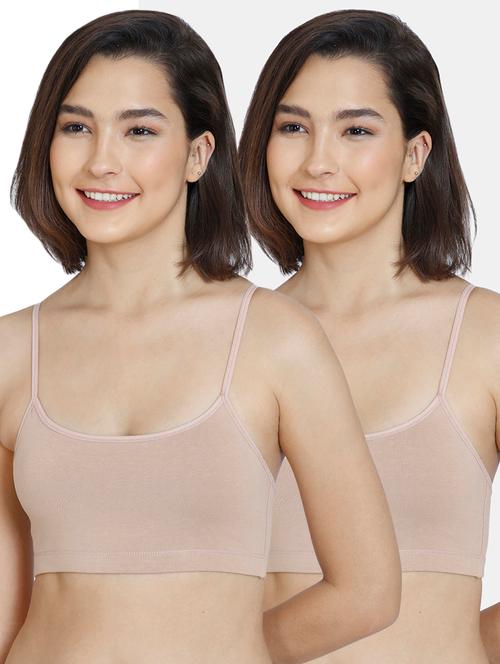 pack of 2 full coverage beginners bralette - 20296607 - Very Small Image - 1