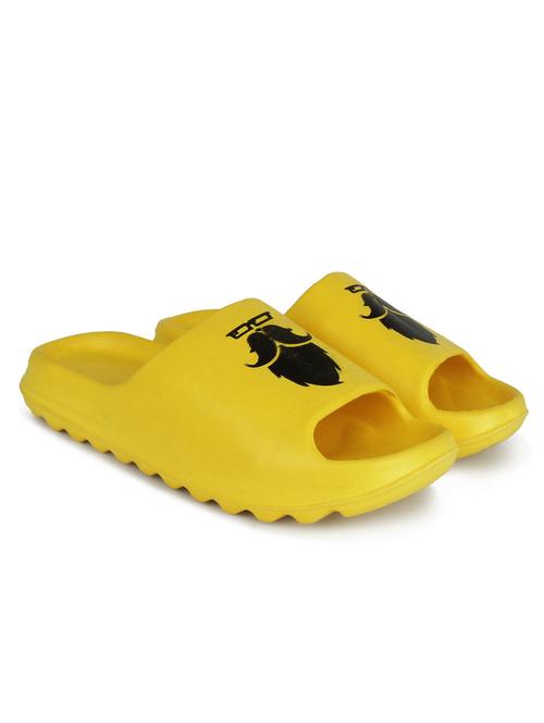 yellow rubber slip on slippers - 20296796 - Very Small Image - 1
