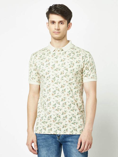 men multi color printed cotton regular t-shirt - 20298645 - Very Small Image - 1