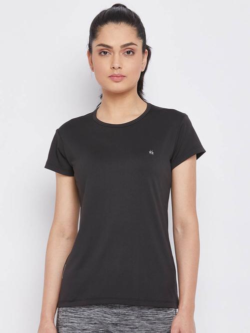 black solid regular t-shirt - 20298801 - Very Small Image - 1