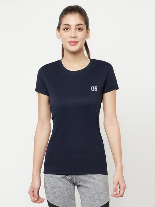 dark blue solid regular t-shirt - 20298827 - Very Small Image - 1