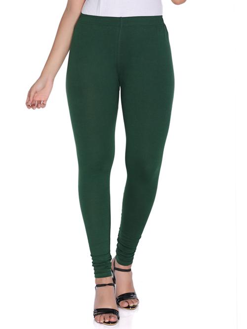 solid full length leggings - 20300020 - Very Small Image - 1