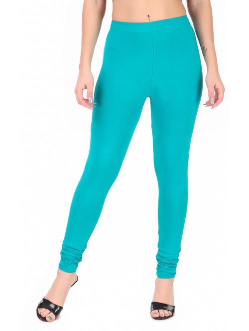 women solid full length leggings - 20300038 - Very Small Image - 1