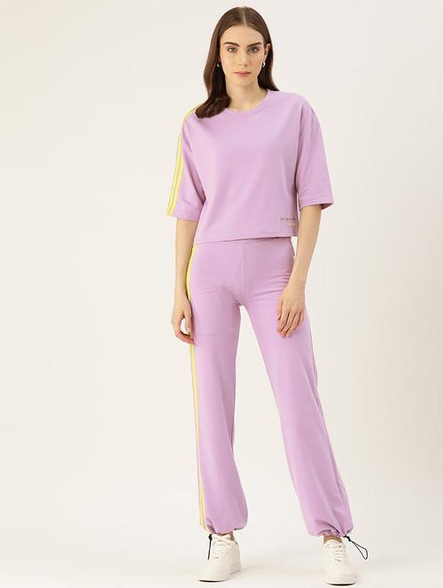 women placement printed top and trouser co-ord set - 20300315 - Very Small Image - 1