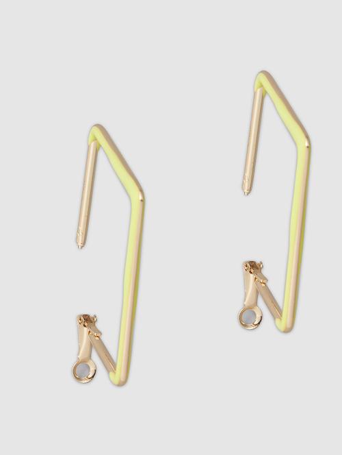 green alloy hoop earring - 20301479 - Very Small Image - 1