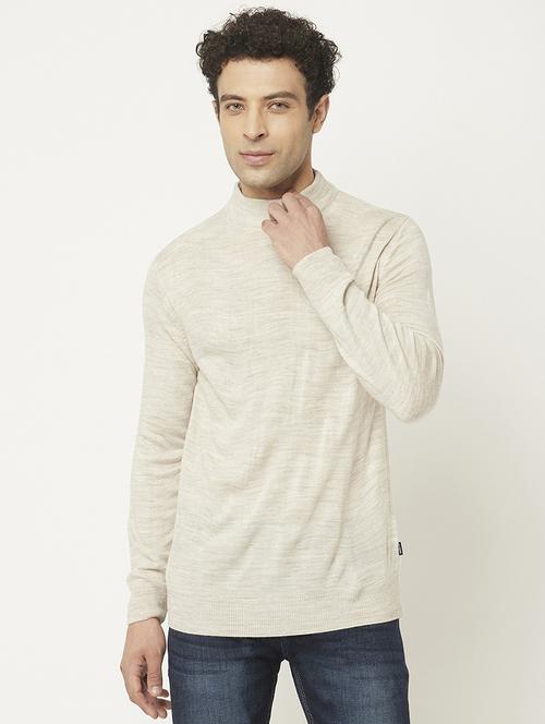 men off white acrylic cardigan - 20301853 - Very Small Image - 1