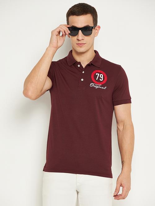men typographic design polo t-shirt - 20302293 - Very Small Image - 1