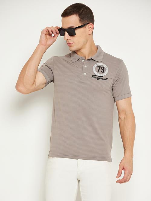 men typographic design polo t-shirt - 20302297 - Very Small Image - 1