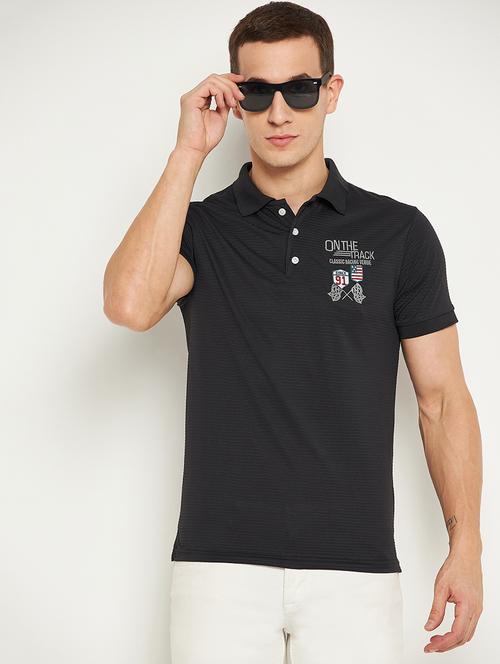 men typographic design polo t-shirt - 20302300 - Very Small Image - 1