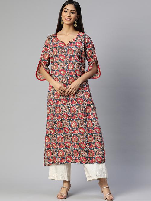 multi colored straight kurta - 20302856 - Very Small Image - 1