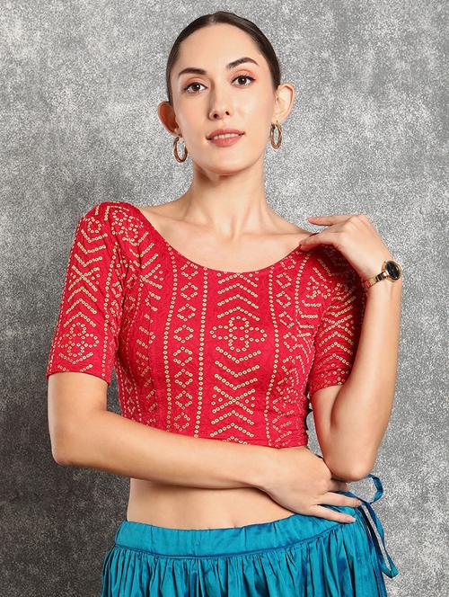 foil printed blouse - 20303085 - Very Small Image - 1