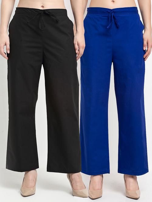 pack of 2 wide leg trousers - 20305210 - Very Small Image - 1
