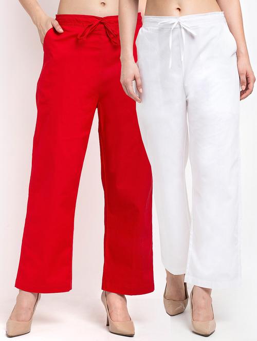 pack of 2 wide leg trousers - 20305218 - Very Small Image - 1