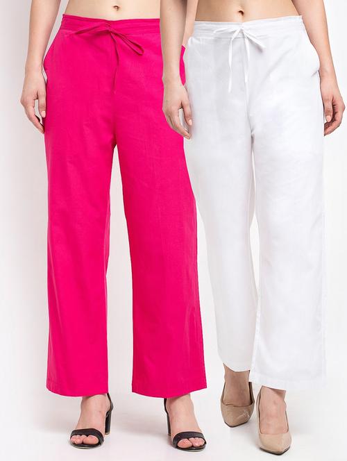 pack of 2 wide leg trousers - 20305220 - Very Small Image - 1