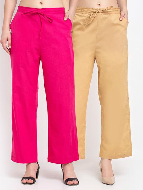 pack of 2 wide leg trousers - 20305242 - Very Small Image - 1